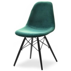 Jídelní židle MALWA zelená, černá