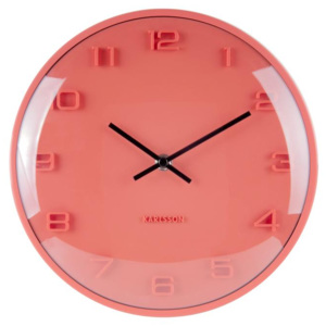 Nástěnné hodiny Elevated 25 cm Karlsson (Barva - oranžová)