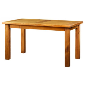 Selský stůl 90x180 MES 13 A s hladkou deskou - K15 hnědá borovice