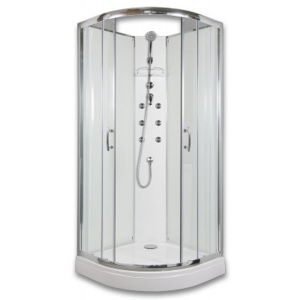 BRILIANT - masážní sprchový box model 4 clear Arttec