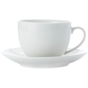 Maxwell & Williams šálek na čaj s podšálkem BASICS COUPE 200 ml