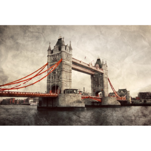 Plakát - Londýn - Tower bridge (Rozměr: 60x40 cm)
