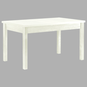 Jídelní stůl MODENA I - rozkládací - 140/180x80x78 cm - bílá