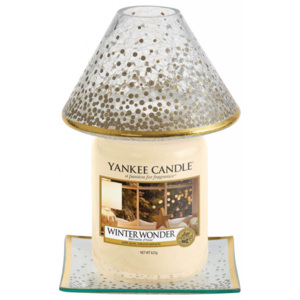 Yankee Candle - sada stínítka a talířku Holiday Sparkles, na velkou svíčku