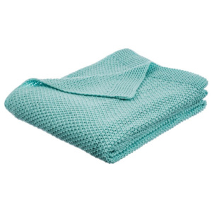 Teplá deka, přikrývka, deka s polyesteru, 150x125 cm - modrá barva