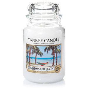 Yankee Candle – vonná svíčka Christmas At The Beach, velká 623 g