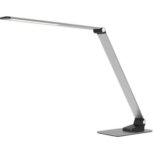LED stolní lampička stmívatelná, 11W, změna chromatičnosti, broušený hliník, stříbrná WO51-S Solight