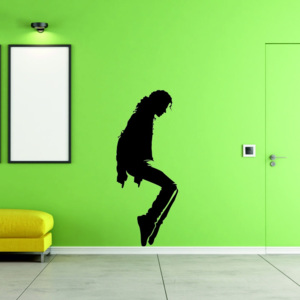 Samolepka na zeď - Michael Jackson (Rozměr: 24x60 cm)