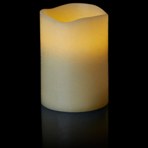 LED vosková svíčka, mandlová, 10 cm