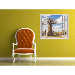 Samolepka na zeď - Baobab (Rozměr: 114x100 cm)