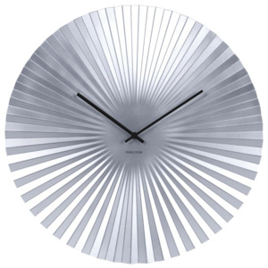 Nástěnné hodiny Sensu 50 cm Karlsson (Barva - stříbrná)