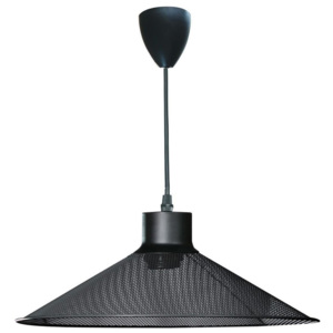 Kovové svítidlo, stropní svítidlo, lampa FRID - barva černá, Ø 50 cm