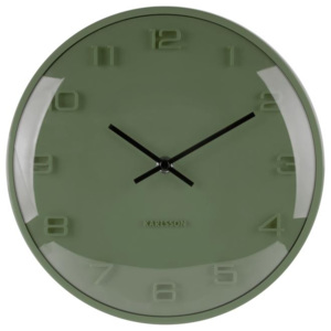 Nástěnné hodiny Elevated 25 cm Karlsson (Barva - zelená)