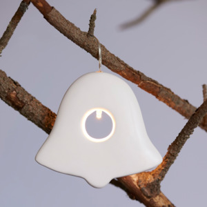 LED závěsná dekorace - zvoneček