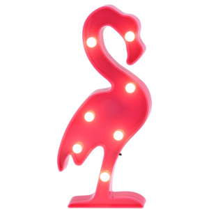 Zářící výzdoba FLAMINGO, figurka LED
