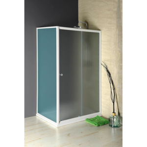 AMADEO posuvné sprchové dveře 1000 mm, sklo BRICK (BTS100) Aqualine