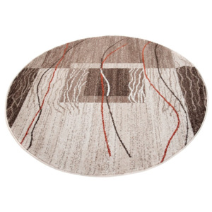 Luxusní kusový koberec JAVA kulatý JA0680-KR-průměr 100 cm