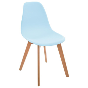 Dětská židle, modrá židle, taburet, šedá stolička,sedadlo, pouf - barva modrá