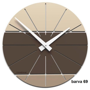 Designové hodiny 10-029 CalleaDesign Benja 35cm fialová klasik-73 - RAL4005