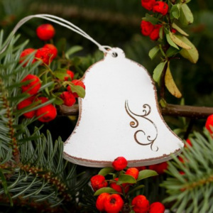 Zvoneček s ornamentem - 7 cm 2347