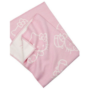 Bavlněná dětská deka Hello Kitty podruhé, Růžová