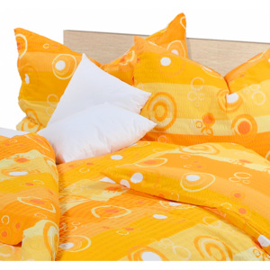 Stanex povlečení bavlna bublina oranžová (LS37) 140x200+70x90 cm
