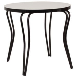 Jídelní stůl OLEG, chrom. nohy, 80 kruh