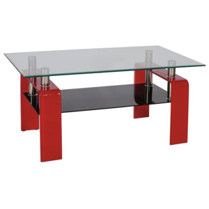Stella Konferenční stolek červená