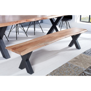 Luxusní lavice Massive X 160 cm akácie