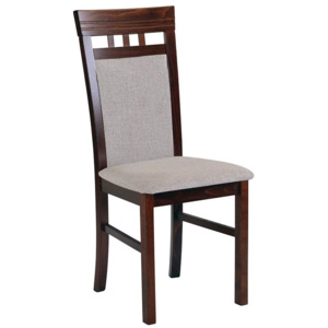 Židle Figaro, Barva dřeva: třešeň, Potah: 30 - ekokůže šedá - NE 8