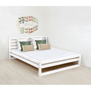 Benlemi Dvoulůžková postel DeLuxe 160x190 cm Barva: Bílá