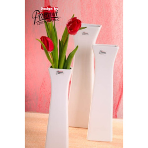 Paramit Cedreta váza bílá 25 cm