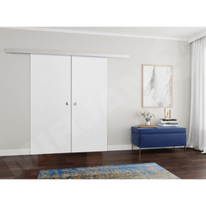Dvoukřídlové posuvné dveře Mereno Duo 160, 065-barva bílý, Samodovírání ne MIRJAN