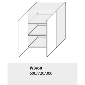 Horní skříňka kuchyně GOLD LUX W3 60