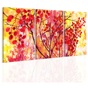Obraz podzimní listí (150x100 cm) - InSmile ®