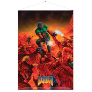 Textilní plakát Doom - Retro