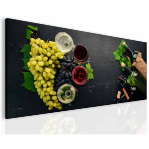 Obraz vinobraní (90x40 cm) - InSmile ®