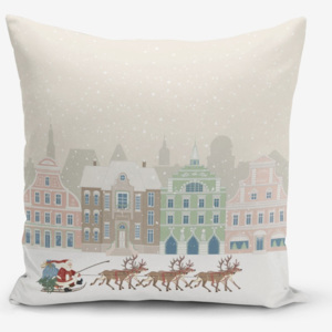 Povlak na polštář s příměsí bavlny Minimalist Cushion Covers Christmas, 45 x 45 cm