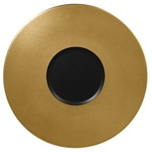 Metalfusion talíř mělký Gourmet pr. 29 cm, černo-zlatý