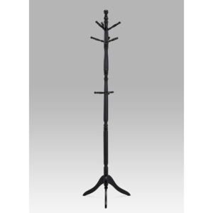 Dřevěný věšák, černá (20123-9 BK)