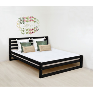 Benlemi Dvoulůžková postel DeLuxe 160x200 cm Barva: Černá