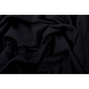 Prostěradlo Jersey – 90x200 cm - černá
