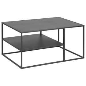 Design Scandinavia Konferenční kovový stolek Lyfte, 90 cm, černá