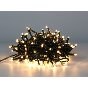 Světelný řetěz 20m, 400 LED, teplá bílá 8fce