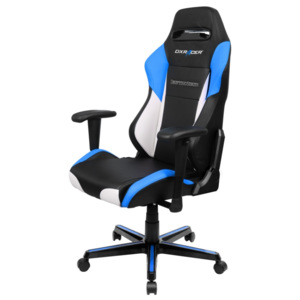 Herní židle DXRACER Drifting OH/DH61/NWB – umělá kůže, černá/modrá