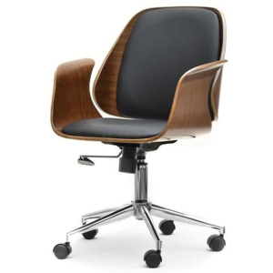 Kancelářská židle LONTO ořech černá