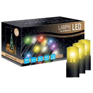 LED osvětlení vnitřní - klasická, žlutá, 6 m