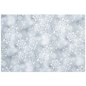 Forbyt Vánoční ubrus Hvězdy stříbrná, 120 x 140 cm