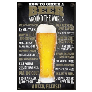 Plakát, Obraz - How To Order A Beer, (61 x 91,5 cm)