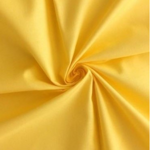 Dadka povlečení satén jednobarevný žlutý 140x200+70x90 cm
